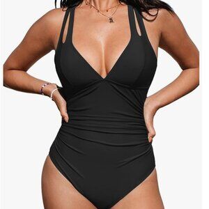 Black Tummy Control Swimsuit NWT by Cupshe